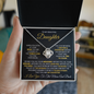 Love Knot Necklace - When You Look At Your Mom