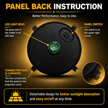 MandalaGlow™ Solar Wall Light Projector