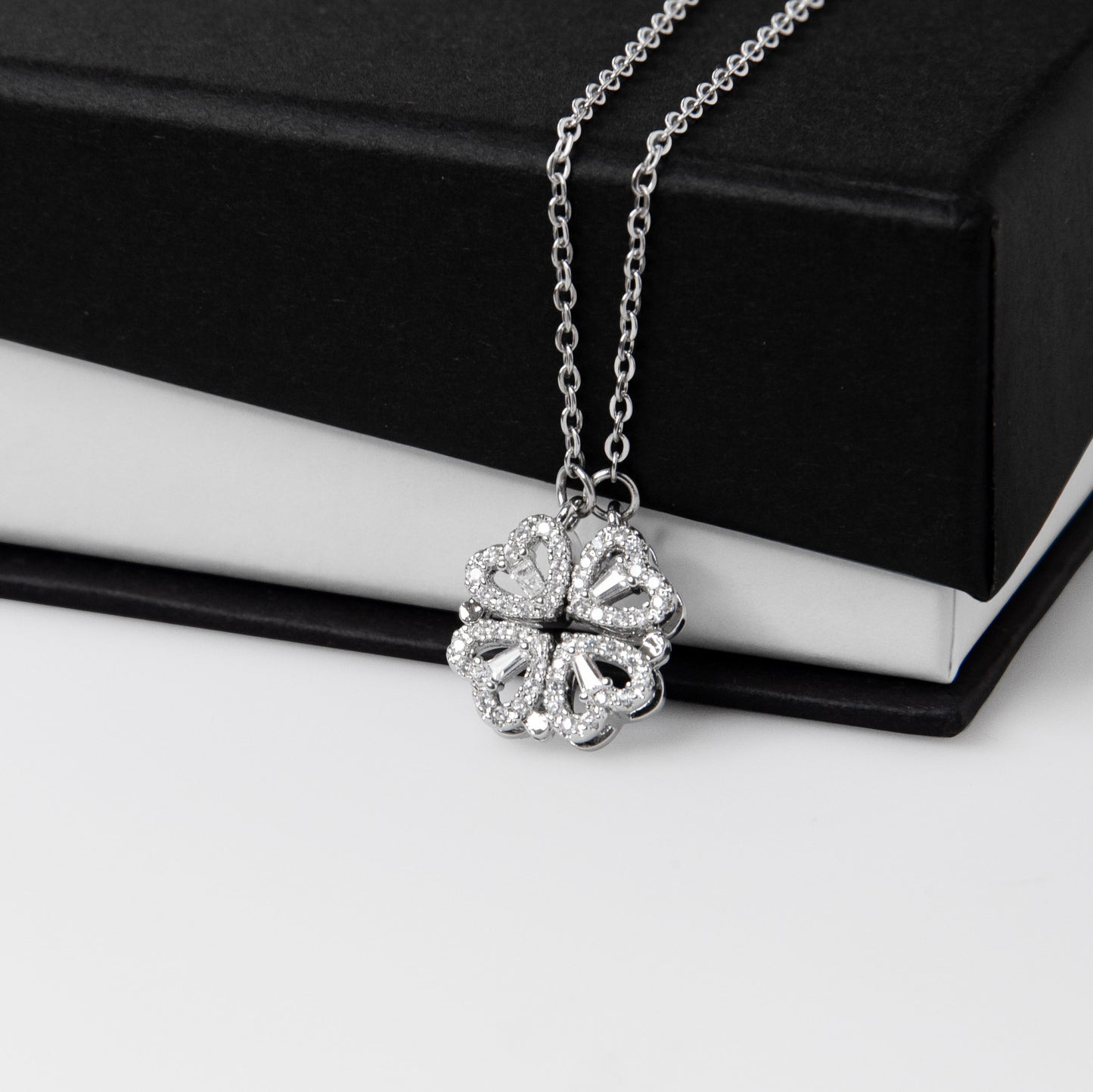 To My Beautiful Daughter, The World Will Never Fully Understand How Deeply A Father Loved His Girl - Magnetic Hearts Necklace