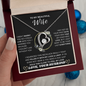TO MY BEAUTIFUL Wife, I Didn't Marry You So Could Live With You - Forever Love Necklace