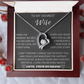 To My Dearest Wife, From The Moment We Met - Forever Love Necklace