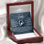 To My Beautiful Wife, Meeting You Was Fate - Forever Love Necklace