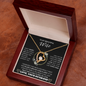 TO MY BEAUTIFUL Wife, I Didn't Marry You So Could Live With You - Forever Love Necklace