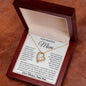 To My Mom - I Love You Heart Necklace