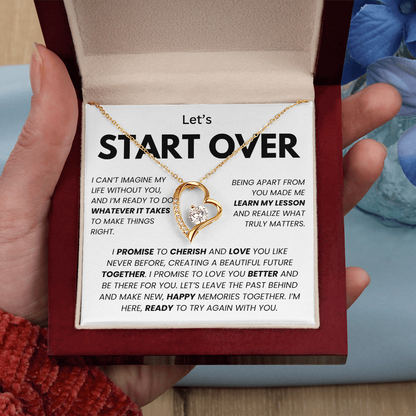 Neuanfang - Entschuldigungsgeschenk für sie