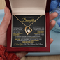 To My Beautiful Daughter - One Day, When The Pages of My Life End - Forever Love Necklace