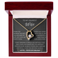 To My Dearest Wife, From The Moment We Met - Forever Love Necklace