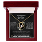 TO MY BEAUTIFUL Wife, I Didn't Marry You So Could Live With You - Forever Love Necklace