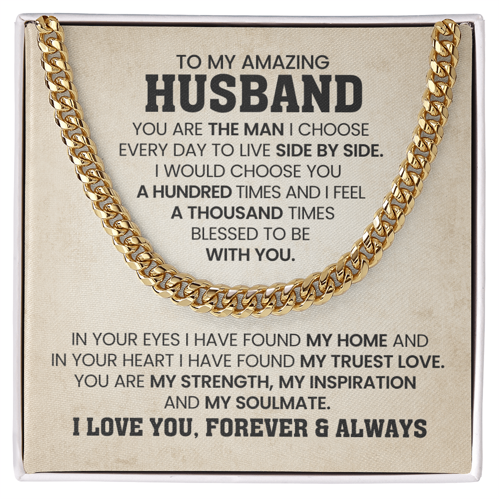 To My Husband - You Are The Man I Choose