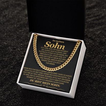 An meinen Sohn – Cuban Link Kette