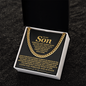 To My Son, Always Believe In Yourself - Cuban Link Chain
