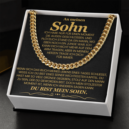 An meinen Sohn – Cuban Link Kette