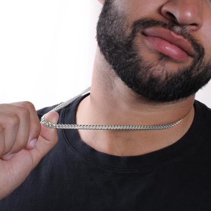 Für meinen Sohn – Eines Tages, wenn die Seiten meines Lebens zu Ende gehen – Cuban Link Kette