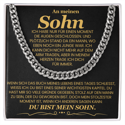 An meinen Sohn – Cuban Link Kette