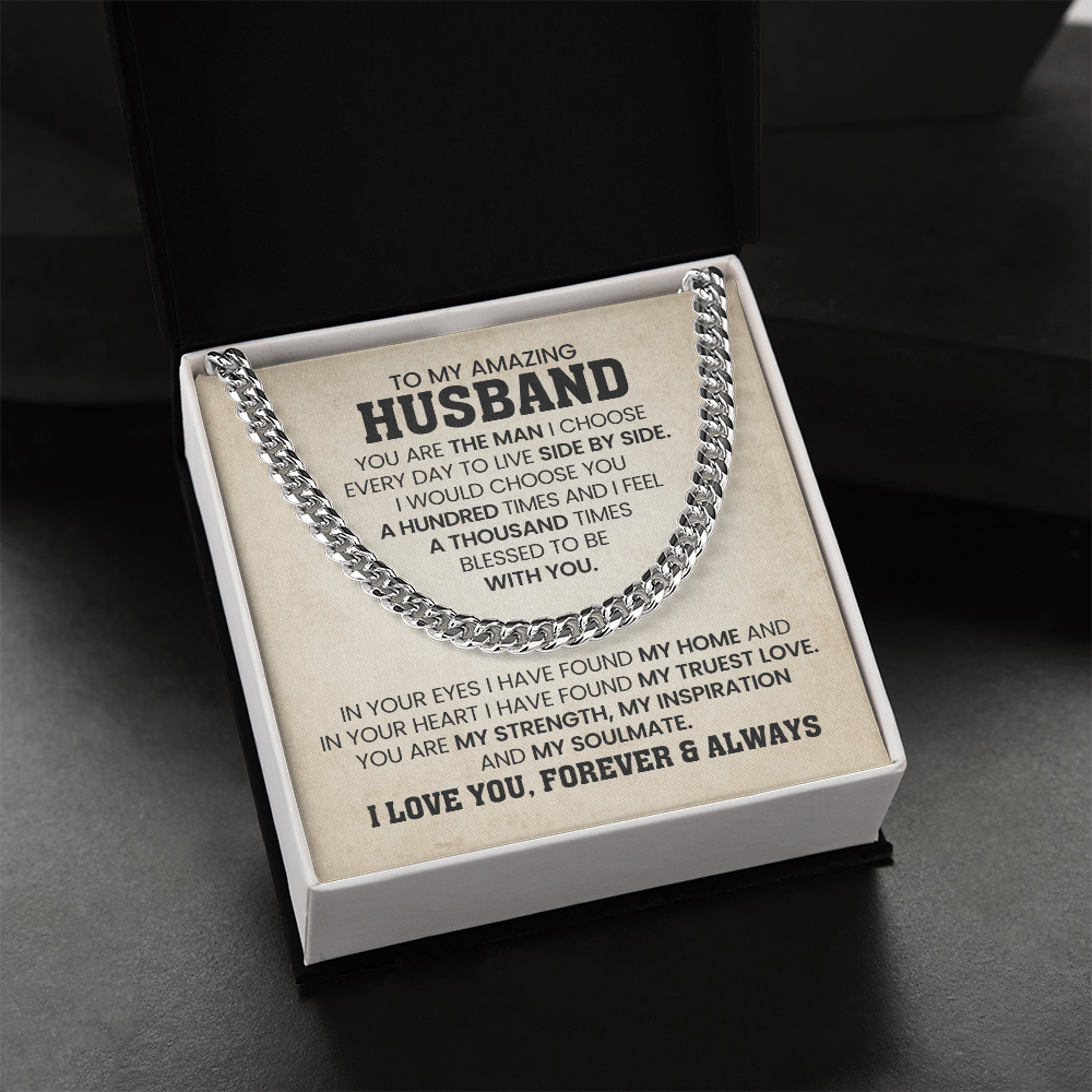 To My Husband - You Are The Man I Choose