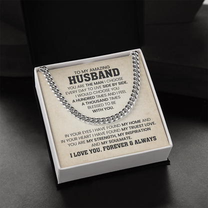 To My Husband - You Are The Man I Choose