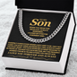 To My Son, When You Wear This Necklace, Always Remember...