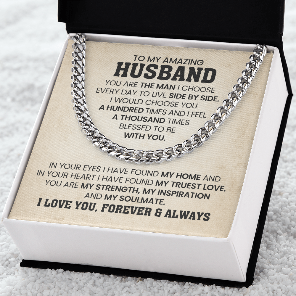 To My Husband - You Are The Man I Choose