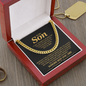 To My Son, I Can't Promise I'll Be Here For The Rest of Your Life - Cuban Link Chain