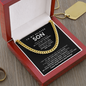 To My Beloved Son, Cuban Chain Gift Set - KT164