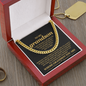 To My Grandson, I Can't Promise I'll Be Here For The Rest of Your Life - Cuban Link Chain
