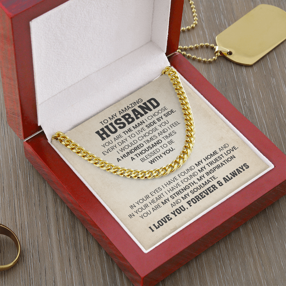 To My Husband - You Are The Man I Choose