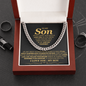 Life Isn't About Waiting For The Storm To Pass - Cuban Link Chain