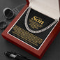 To My Son, Never Forget That I Love You - Cuban Link Chain