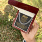 To My Son - I Close My Eyes For But A Moment - Cuban Link Chain