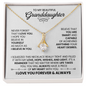 To My Beautiful Granddaughter - I Squeezed This Necklace Really Tight