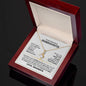 To My Beautiful Granddaughter, Never Forget That I Love You - Alluring Beauty Necklace