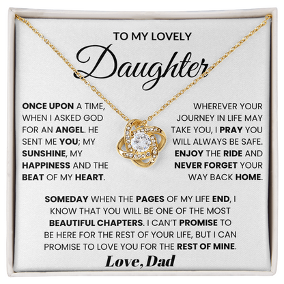 To My Daughter - Once Upon A Time, When I Asked God For An Angel