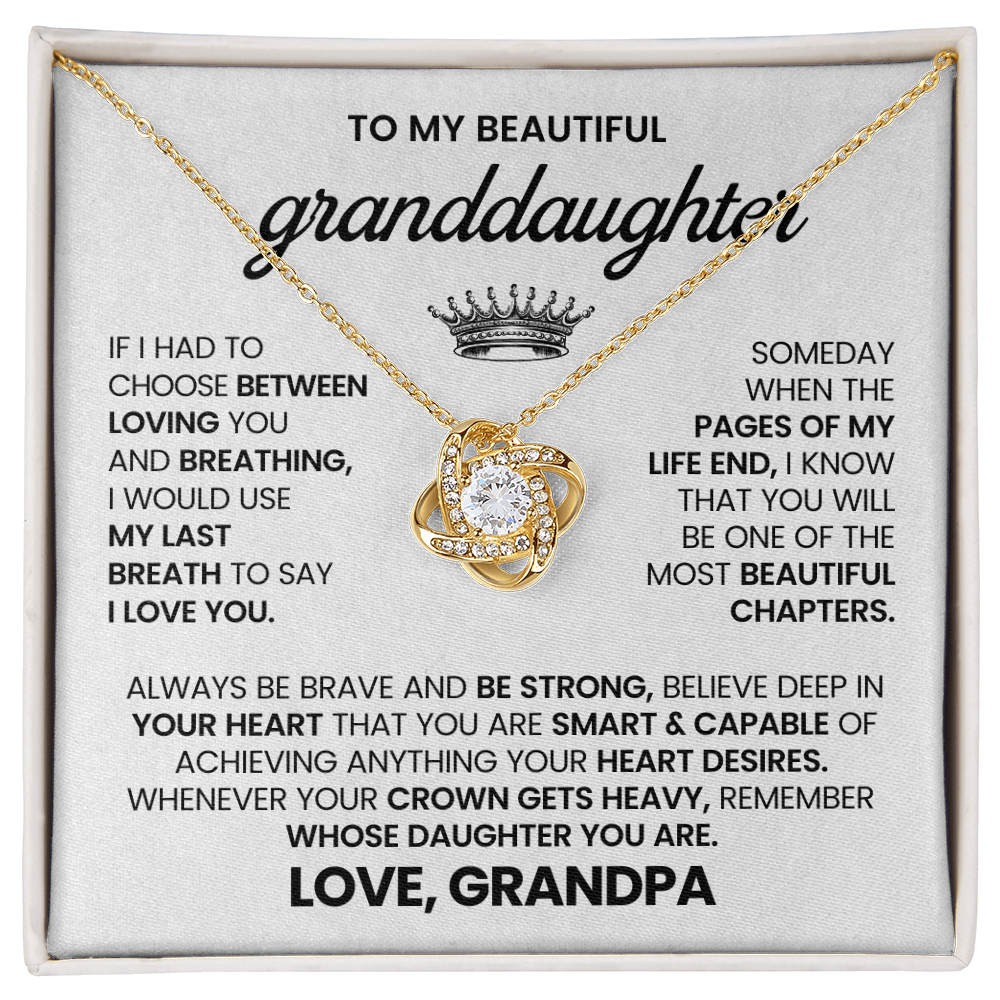 To My Beautiful Granddaughter - You Are Smart & Capable of  Achieving Anything Your Heart Desires
