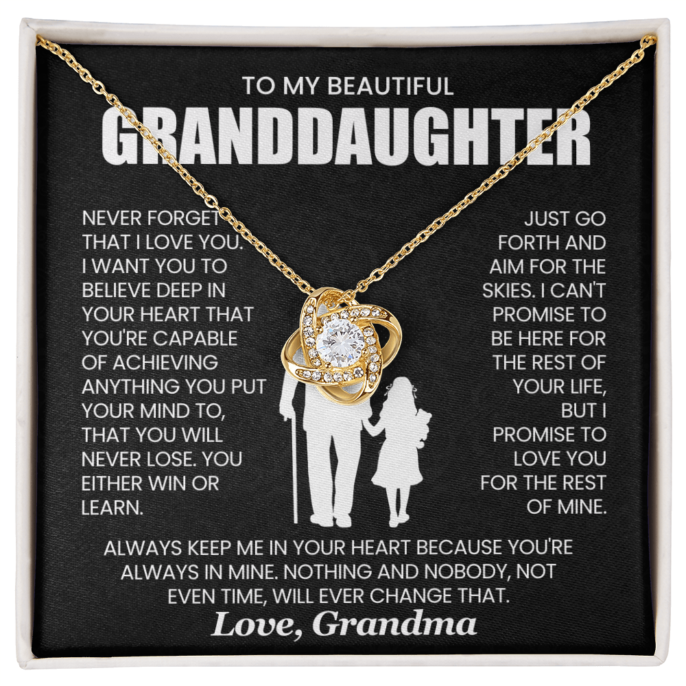 To My Beautiful Granddaughter, Love Knot Gift Set - KT154