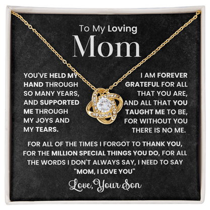 To My Mom - You Have Held My Hand Through So Many Years