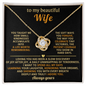 To My Beautiful Wife - Love Knot Gift Set - KT174