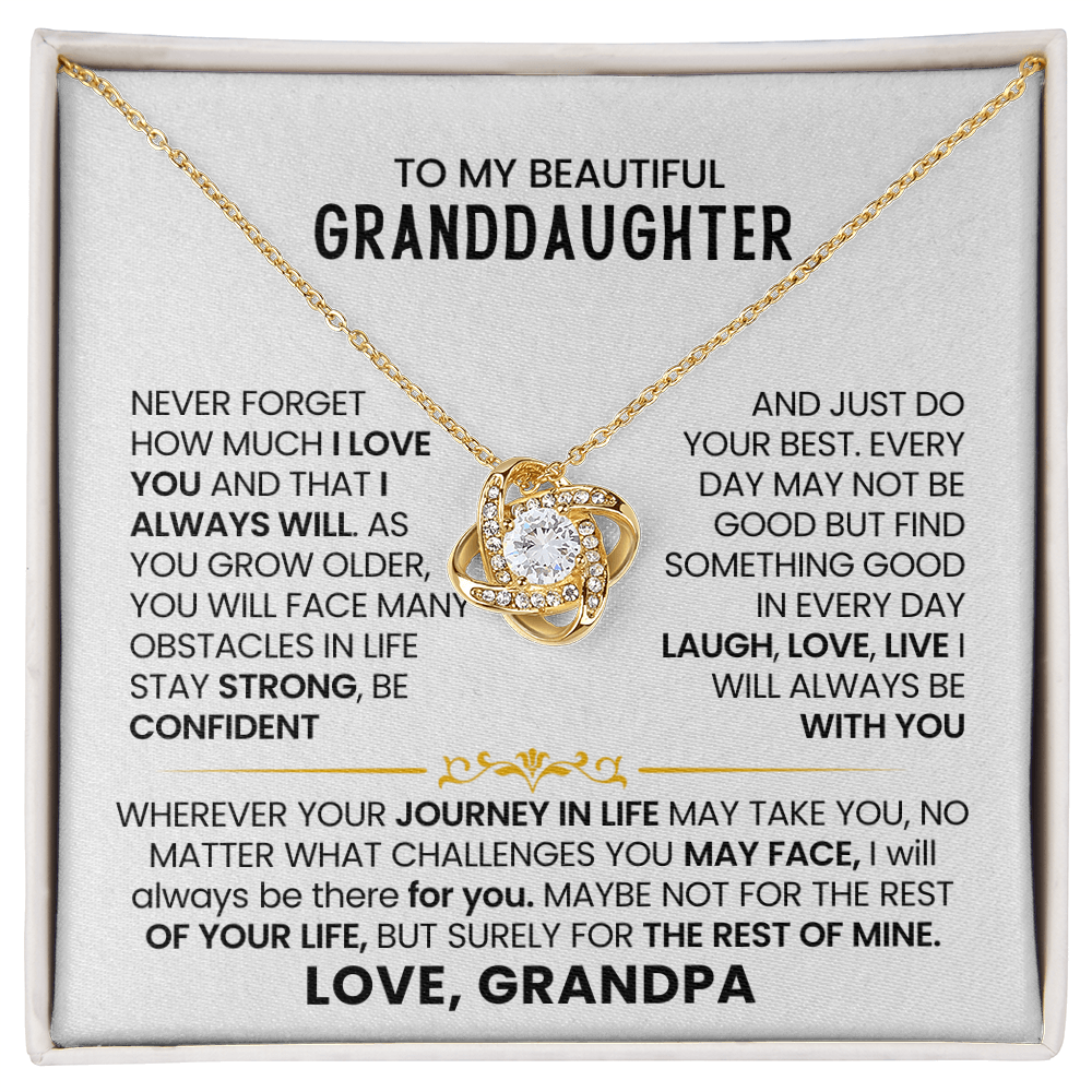 To My Beautiful Granddaughter - Stay Strong, Be Confident