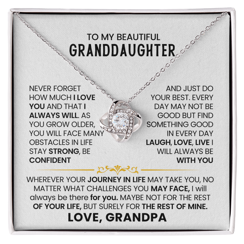 To My Beautiful Granddaughter - Stay Strong, Be Confident