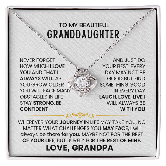 To My Beautiful Granddaughter - Stay Strong, Be Confident