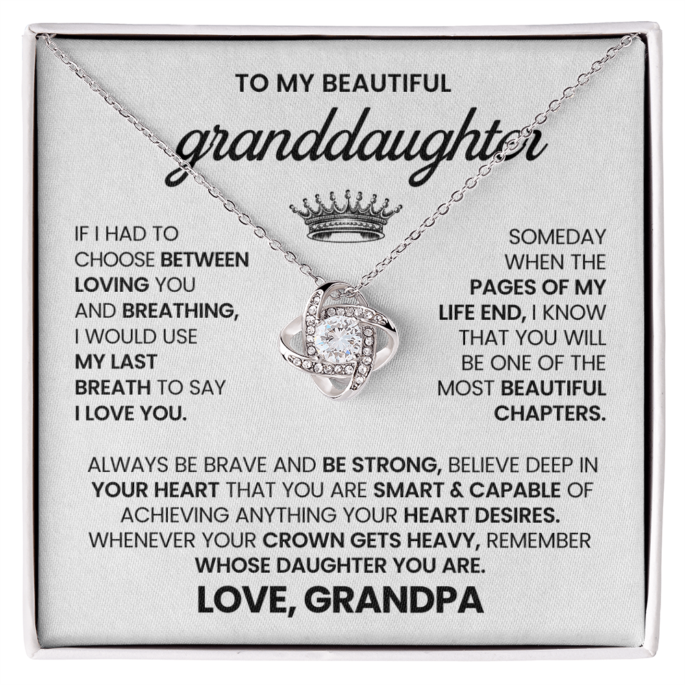 To My Beautiful Granddaughter - You Are Smart & Capable of  Achieving Anything Your Heart Desires