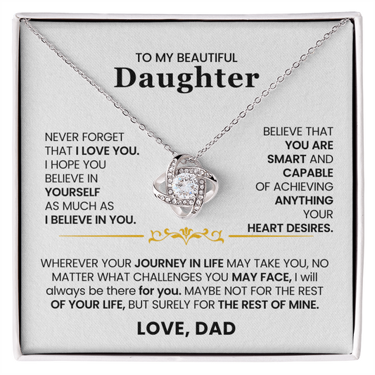 To My Beautiful Daughter - Never Forget That I Love You