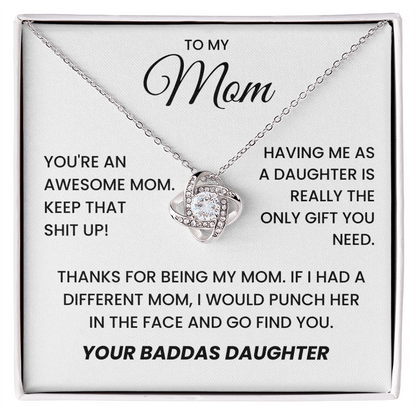 Du bist eine tolle Mama, mach weiter so!