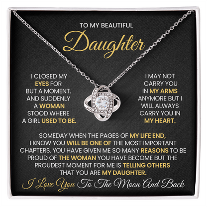 To My Daughter - I Closed My Eyes For But A Moment