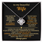 To My Beautiful Wife - Love Knot Gift Set - KT174