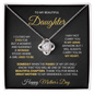 Daughter Mother's Day Gift- Great Mother- Love Knot Necklace
