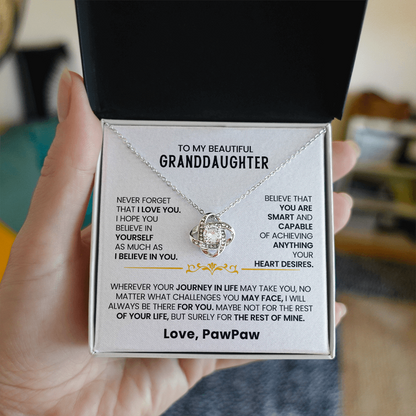 An meine wunderschöne Enkelin, vergiss niemals, dass ich dich liebe – In Liebe, Opa