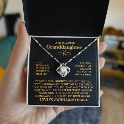 To My Granddaughter - I Can Promise  That I Will Love You For The Rest of Mine