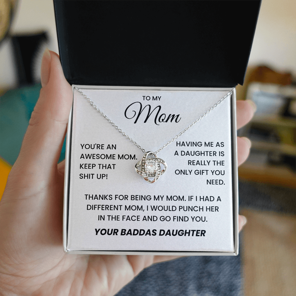 Du bist eine tolle Mama, mach weiter so!
