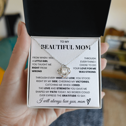 An meine Mama – Schon als kleines Mädchen hast du mir beigebracht, was richtig und falsch ist