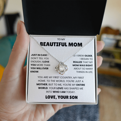 An meine Mama – nur für den Fall, dass ich es dir nicht oft genug sage: Ich liebe dich